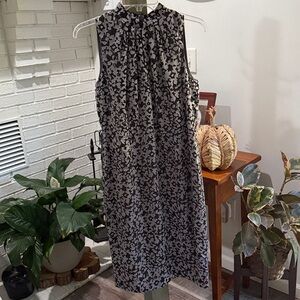 Brooks Brothers Elegant Black and Gray Patterned Dress NWT Sz 4